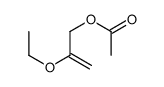 2-ethoxyprop-2-enyl acetate Structure