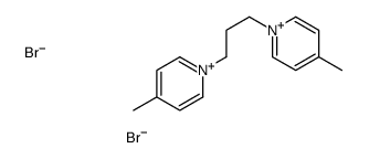 4-methyl-1-[3-(4-methylpyridin-1-ium-1-yl)propyl]pyridin-1-ium,dibromide Structure