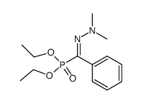 diethyl ((2,2-dimethylhydrazono)(phenyl)methyl)phosphonate结构式