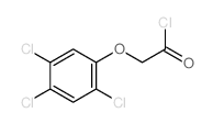 Acetyl chloride,2-(2,4,5-trichlorophenoxy)-结构式