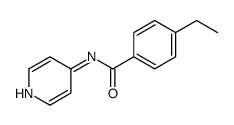 Benzamide, 4-ethyl-N-4-pyridinyl- (9CI) structure