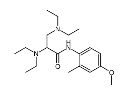 2,3-bis(diethylamino)-N-(4-methoxy-2-methylphenyl)propanamide Structure