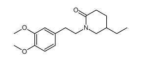 1-[2-(3,4-dimethoxyphenyl)ethyl]-5-ethylpiperidin-2-one Structure