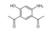 3-amino-4,6-diacetyl phenol Structure