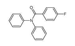 4-fluoro-N,N-diphenylbenzamide结构式