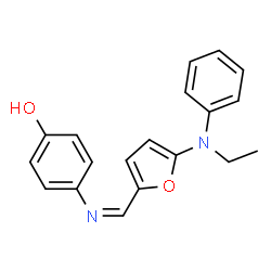 Phenol,p-[[5-(N-ethylanilino)furfurylidene]amino]- (8CI) picture