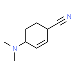 2-Cyclohexene-1-carbonitrile,4-dimethylamino- (5CI) structure