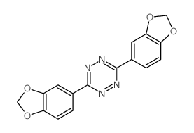 3,6-dibenzo[1,3]dioxol-5-yl-1,2,4,5-tetrazine结构式