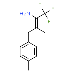 2-Buten-2-amine,1,1,1-trifluoro-3-methyl-4-(4-methylphenyl)-,(2Z)-(9CI)结构式