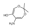 6-amino-2,2-dimethyl-1,3-dioxepin-5-ol Structure
