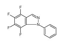 1H-Indazole, 4,5,6,7-tetrafluoro-1-phenyl picture