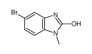 5-溴-1-甲基-1,3-二氢-2H-苯并[d]咪唑-2-酮结构式