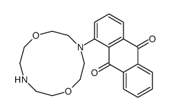 1-(1,7-dioxa-4,10-diazacyclododec-4-yl)anthracene-9,10-dione结构式