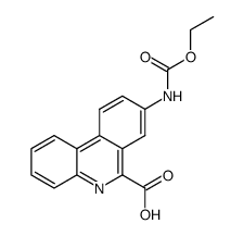 8-ethoxycarbonylamino-phenanthridine-6-carboxylic acid结构式