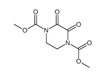 2,3-dioxo-piperazine-1,4-dicarboxylic acid dimethyl ester Structure