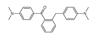 4'-dimethylamino-2-(4-dimethylamino-benzyl)-benzophenone Structure
