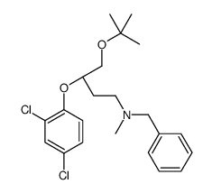 (3R)-N-benzyl-3-(2,4-dichlorophenoxy)-N-methyl-4-[(2-methylpropan-2-yl)oxy]butan-1-amine Structure