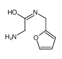 2-amino-N-(furan-2-ylmethyl)acetamide结构式