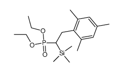 diethyl (2-mesityl-1-(trimethylsilyl)ethyl)phosphonate结构式