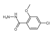 4-chloro-2-methoxybenzohydrazide结构式