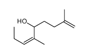2,6-dimethylnona-1,6-dien-5-ol结构式
