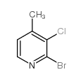 2-Bromo-3-chloro-4-methylpyridine Structure