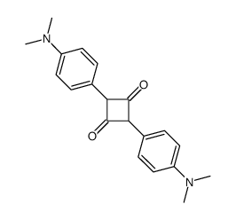 2,4-bis[4-(dimethylamino)phenyl]cyclobutane-1,3-dione Structure
