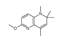 6-methoxy-1,2,2,4-tetramethyl-1,5-naphthyridine Structure