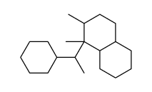 8-(1-cyclohexylethyl)-7,8-dimethyl-2,3,4,4a,5,6,7,8a-octahydro-1H-naphthalene结构式