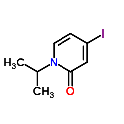 4-Iodo-1-isopropyl-2(1H)-pyridinone结构式