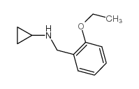 N-(2-ETHOXYBENZYL)CYCLOPROPANAMINE结构式