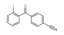 4-CYANO-2'-IODOBENZOPHENONE structure