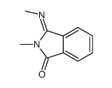 2-methyl-3-methyliminoisoindol-1-one Structure