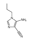 1H-Imidazole-4-carbonitrile,5-amino-1-propyl-(9CI) picture