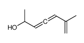 6-methylhepta-3,4,6-trien-2-ol结构式