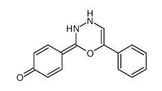 4-(6-phenyl-3,4-dihydro-1,3,4-oxadiazin-2-ylidene)cyclohexa-2,5-dien-1-one结构式