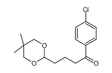 4'-CHLORO-4-(5,5-DIMETHYL-1,3-DIOXAN-2-YL)BUTYROPHENONE picture