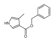 benzyl 4-methyl-1H-pyrrole-3-carboxylate结构式
