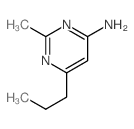 4-Pyrimidinamine,2-methyl-6-propyl- Structure