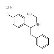 N-ethyl-1-(4-methoxyphenyl)-2-phenyl-ethanamine Structure