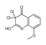 3,3-dichloro-8-methoxy-1H-quinoline-2,4-dione Structure