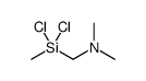 Methanamine, 1-(dichloromethylsilyl)-N,N-dimethyl Structure