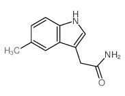 2-(5-methyl-1H-indol-3-yl)acetamide Structure