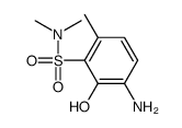 3-amino-2-hydroxy-N,N,6-trimethylbenzenesulfonamide结构式