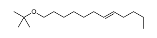 12-[(2-methylpropan-2-yl)oxy]dodec-5-ene结构式