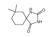 1,3-Diazaspiro[4.5]decane-2,4-dione, 7,7-dimethyl结构式