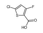 5-chloro-3-fluorothiophene-2-carboxylic acid结构式