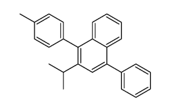 1-(4-methylphenyl)-4-phenyl-2-propan-2-ylnaphthalene结构式