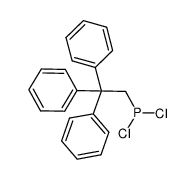 (2,2,2-triphenylethyl)phosphonous dichloride Structure