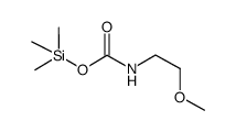 trimethylsilyl (2-methoxyethyl)carbamate Structure